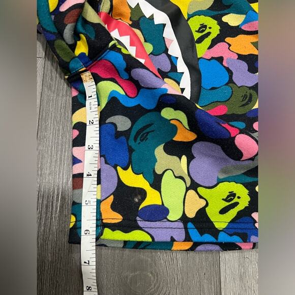 A Bathing Ape Multi-Color Camo Shark Shorts - Picture 11 of 13